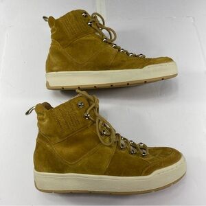 MARC FISHER Mally Sneakers Suede Brown Size: 9 M